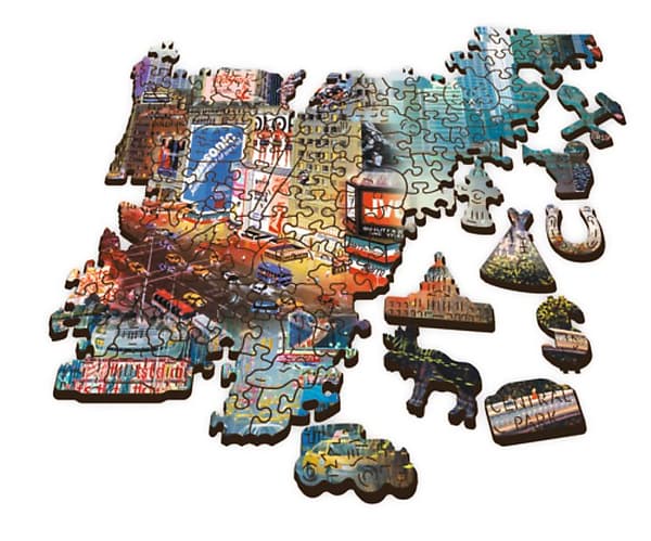 TREFL wooden puzzle New York collage 1000 pcs