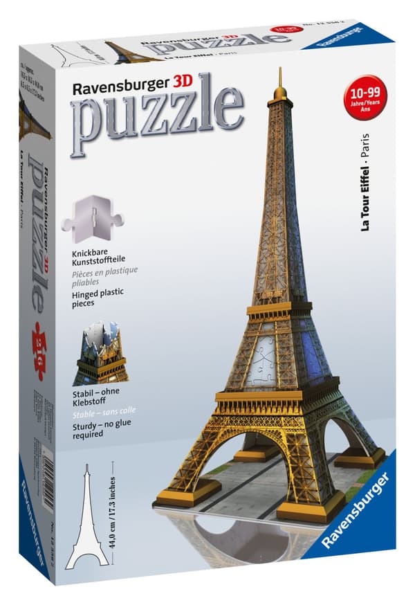 Puzzle 216 elementów 3D Wieża Eiffla
