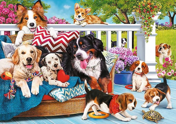 TREFL Prime Puzzle Cuteness overload Dogs, 1000 pcs