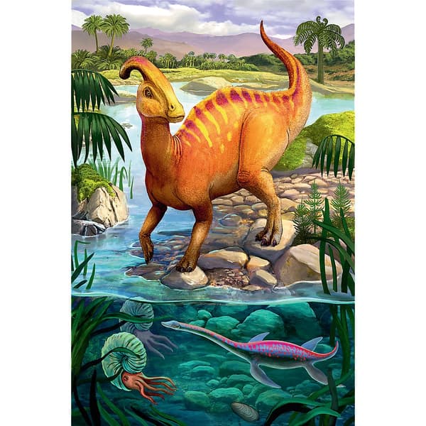 TREFL mini puzzle Dinosaurs 54 pcs
