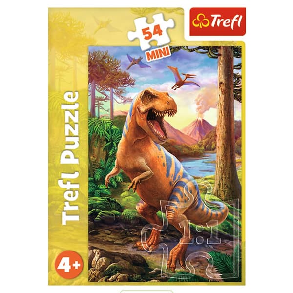 TREFL mini puzzle Dinosaurs 54 pcs