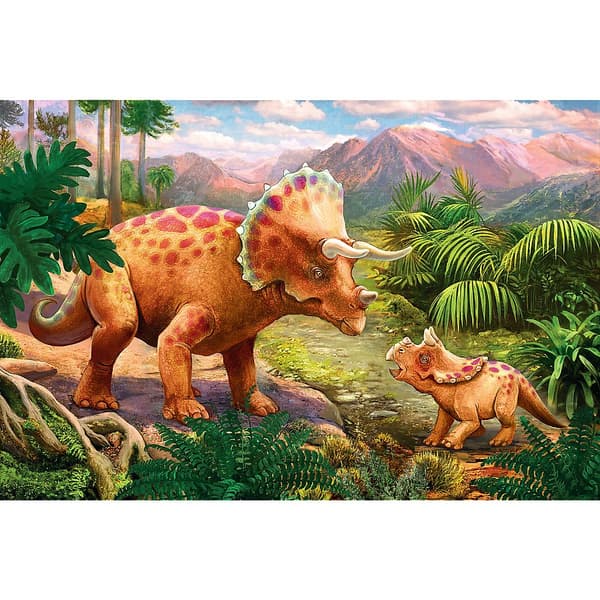 TREFL mini puzzle Dinosaurs 54 pcs