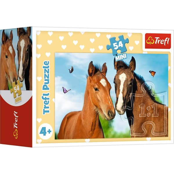 TREFL mini puzzle Lovely animals 54 pcs