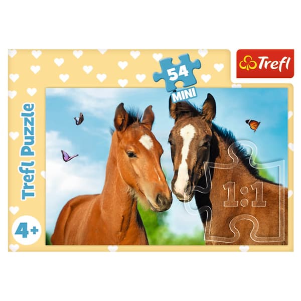 TREFL mini puzzle Lovely animals 54 pcs