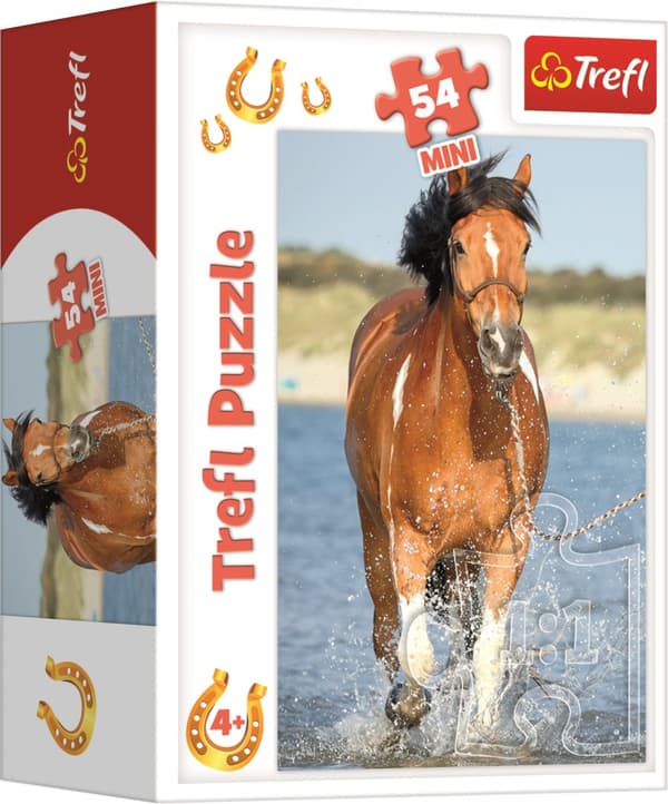 TREFL mini puzzle Horses 54 pcs