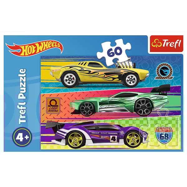 TREFL HOT WHEELS Puzzle, 60 pcs