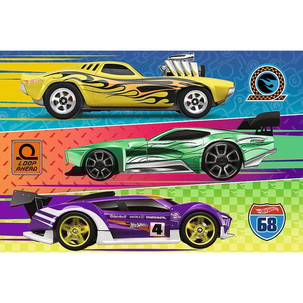 TREFL HOT WHEELS Puzzle, 60 pcs