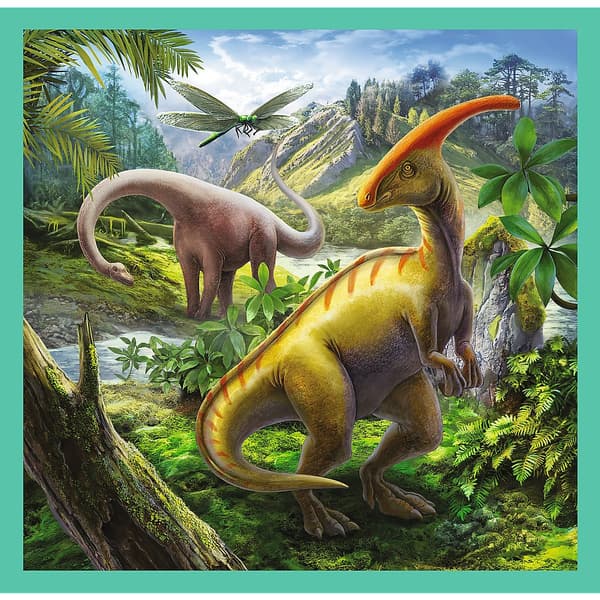 TREFL Puzzle Dinosaurs 3 in 1 set