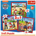 Miniatyrbilde 5 av 5: TREFL PAW PATROL Puzzle 3 in 1 set