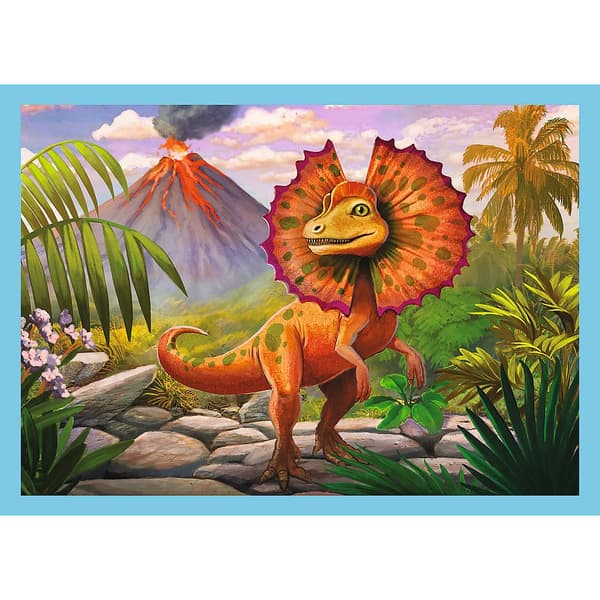 TREFL Puzzle Dinosaurs 4 in 1 set 12 15 20 24 pcs