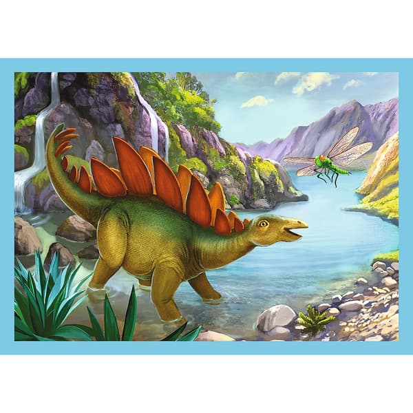 TREFL Puzzle Dinosaurs 4 in 1 set 12 15 20 24 pcs