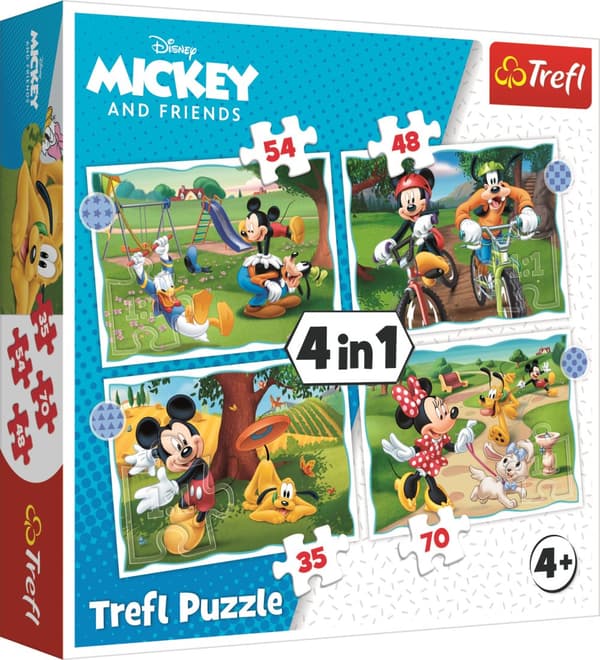 TREFL DISNEY Puzzle 4 in 1 set Mickey-Mouse
