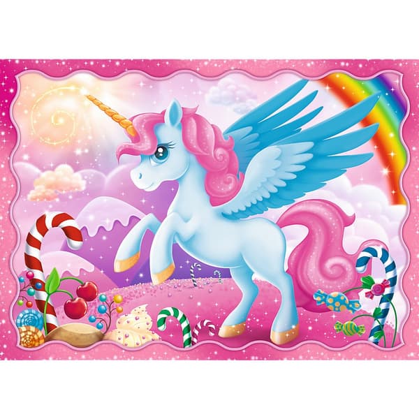 TREFL Puzzle 4 in 1 set Unicorns