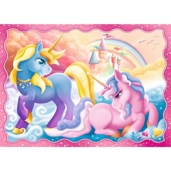 TREFL Puzzle 4 in 1 set Unicorns
