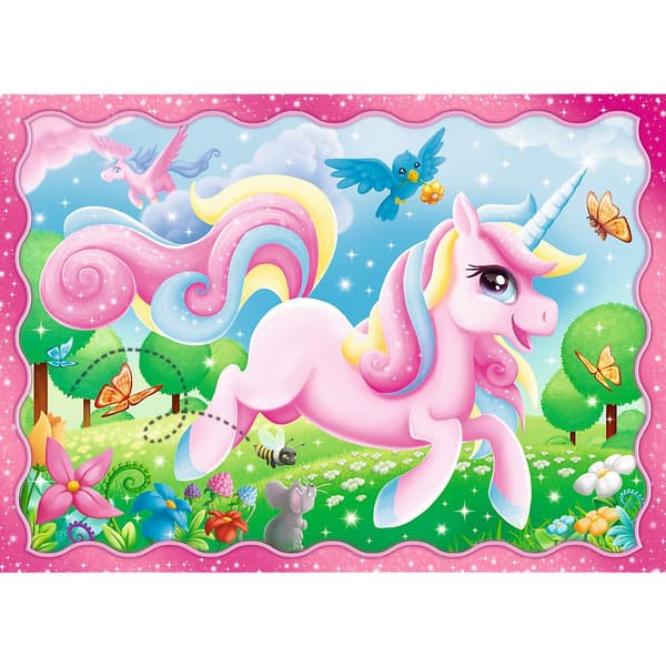TREFL Puzzle 4 in 1 set Unicorns