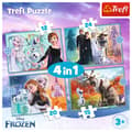 Miniatyrbild 6 av 6: TREFL FROZEN Puzzle 4 in 1 set