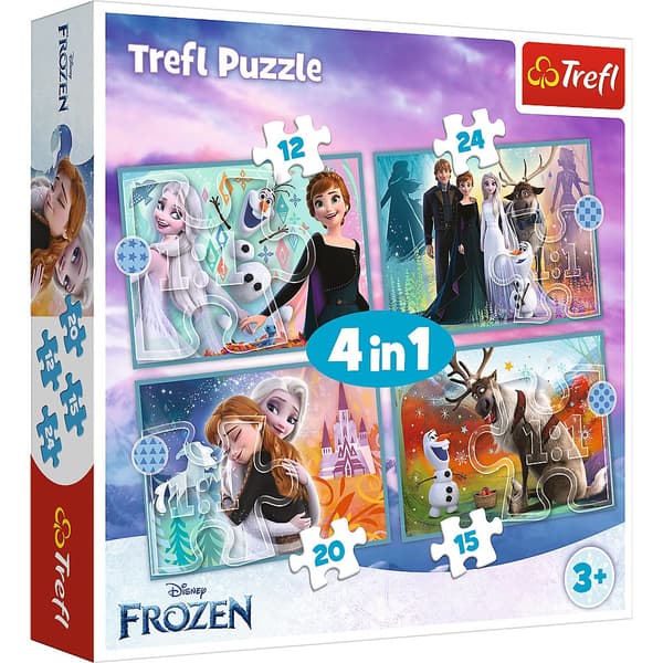 TREFL FROZEN Puzzle 4 in 1 set