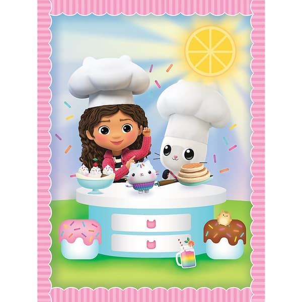 TREFL GABBY´S DOLLHOUSE Puzzle set with memo cards