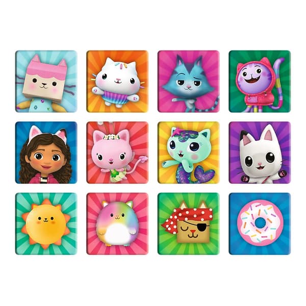 TREFL GABBY´S DOLLHOUSE Puzzle set with memo cards