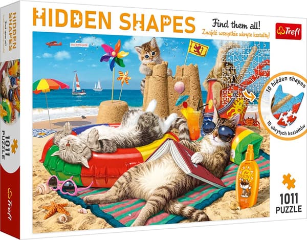 TREFL puzzle Cats´ holidays 1000 pcs