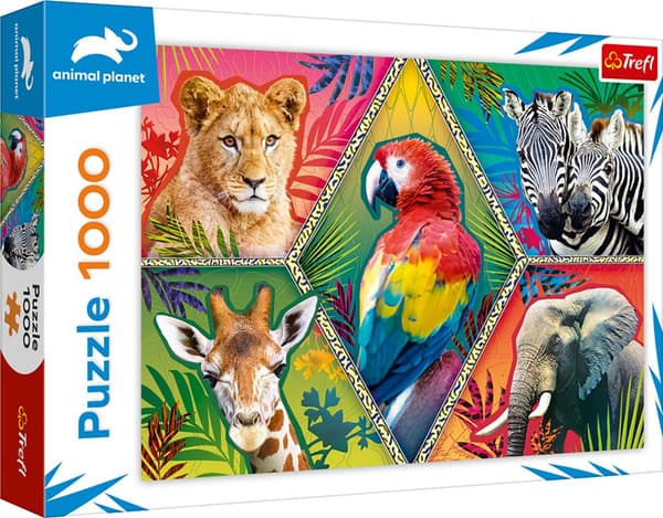 TREFL puzzle Exotic animals 1000 pcs