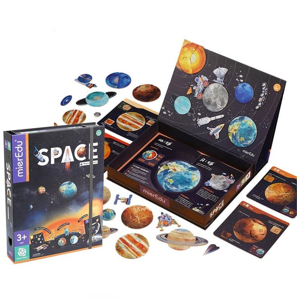 Mieredu Magnetisk Plads Puzzle Gylden