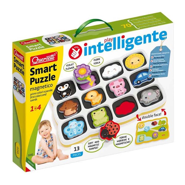 Quercetti Smart Magentiske Farver Puzzle Gylden
