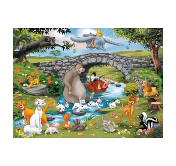 Ravensburger puslespill 100 stk Dyrenes venner