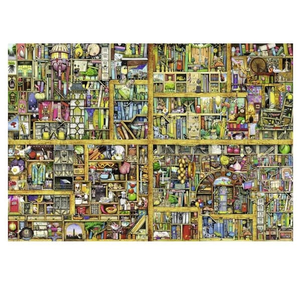 Ravensburger puslespill 18000 brikker Magisk bokhylle