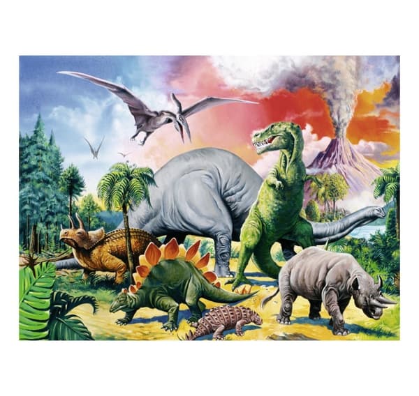 Ravensburger puslespil 100 stk Dinosaurus