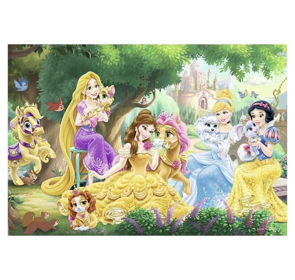Ravensburger puslespil 2x24 stk Prinsessers bedste venner