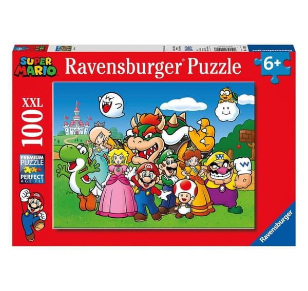 Ravensburger puslespill 100 brikker Super Mario