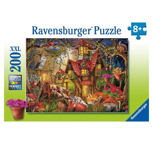Ravensburger puslespill 200 biter Skogshus