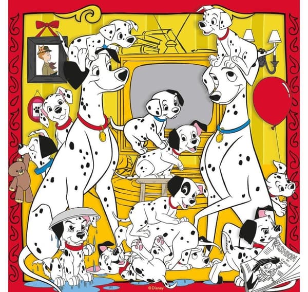 Ravensburger puslespil 3x49 stk Disney figurer