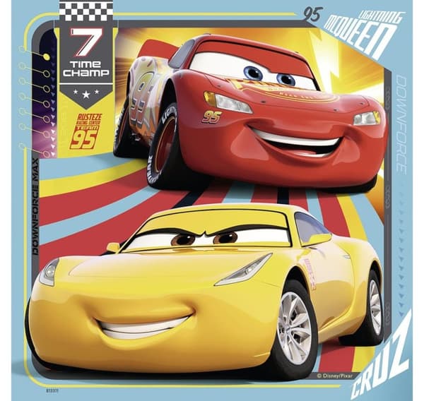 Ravensburger palapeli 3x49 kpl Autot 3