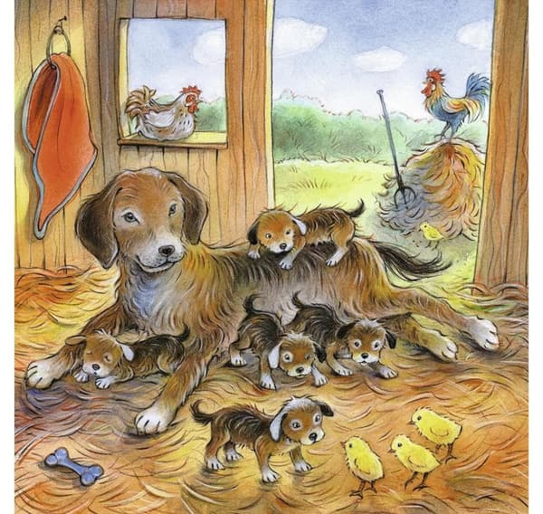 Ravensburger puslespil 3x49 stk Tid af ømhed