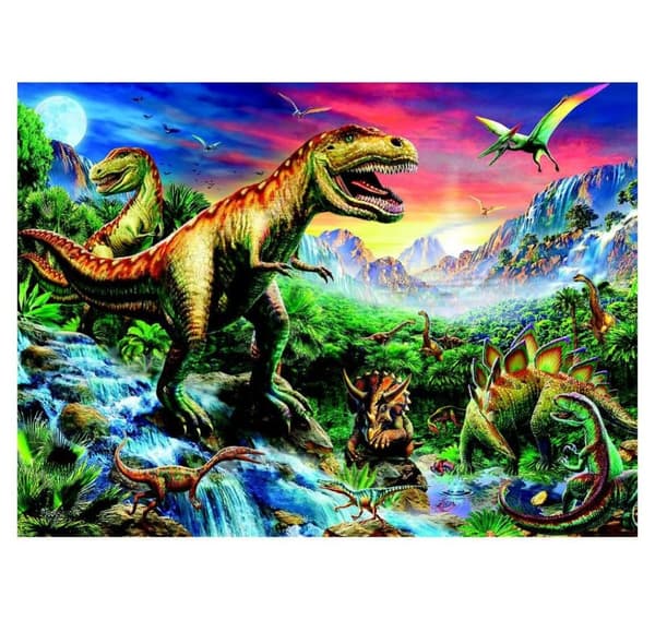 Ravensburger puslespil 100 stk Dinosaurer