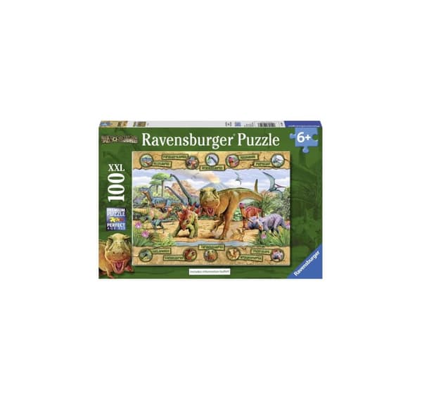 Ravensburger puslespil 100 stk Dinosaurer