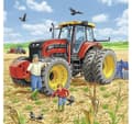 Miniatyrbilde 3 av 4: Ravensburger puslespill 3x49 stk Store arbeidsmaskiner