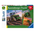 Miniatyrbillede 1 af 4: Ravensburger puslespil 3x49 stk John Deere sæson