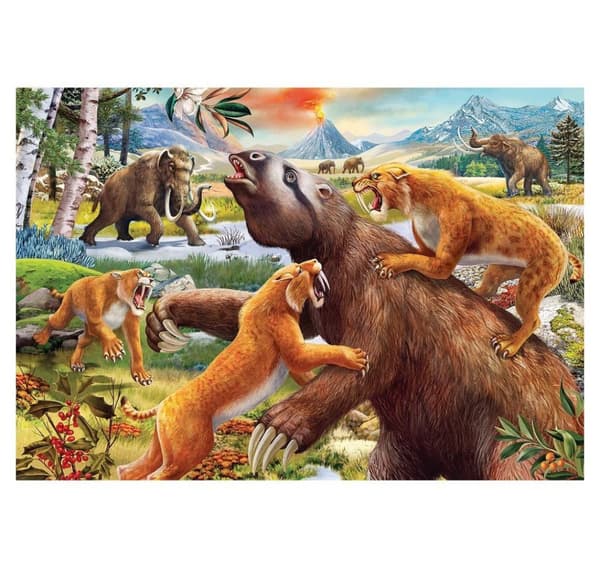Ravensburger puslespil 2x24 stk Dinosaurer