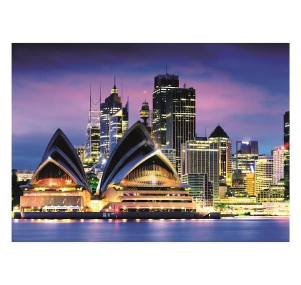 Dino neon puslespill 1000 stk Sydney