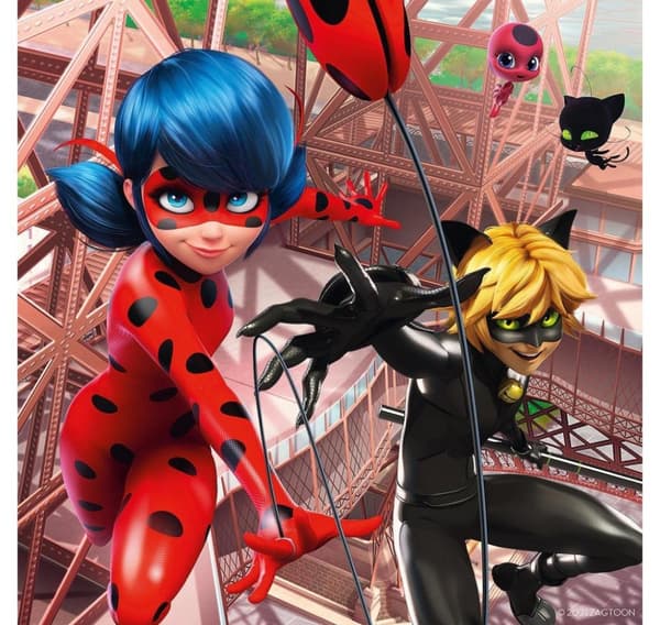 Ravensburger puslespil 3x49 stk Miraculous