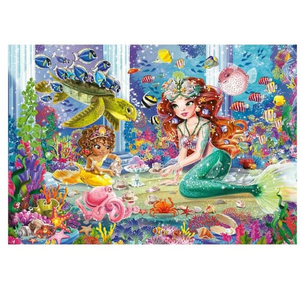 Ravensburger puslespil 2x24 brikker Havfruer