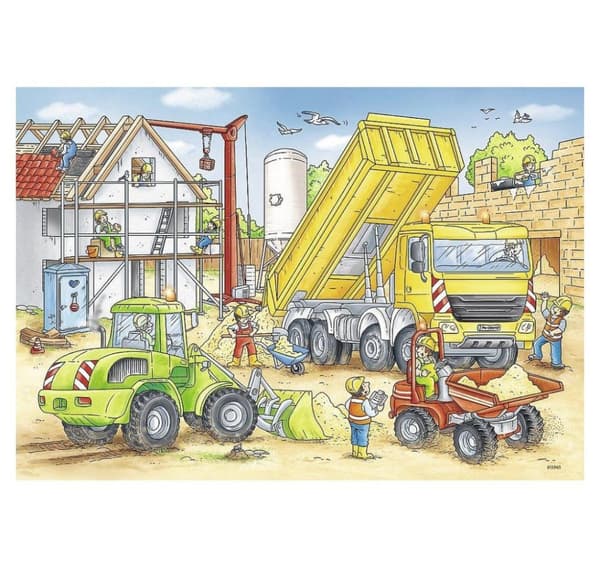 Ravensburger palapeli 2x24 kpl Rakennus