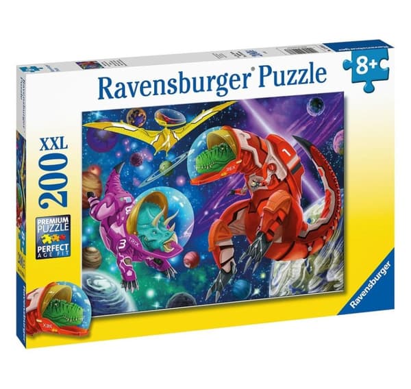 Ravensburger puslespill 200 brikker Space Dinos