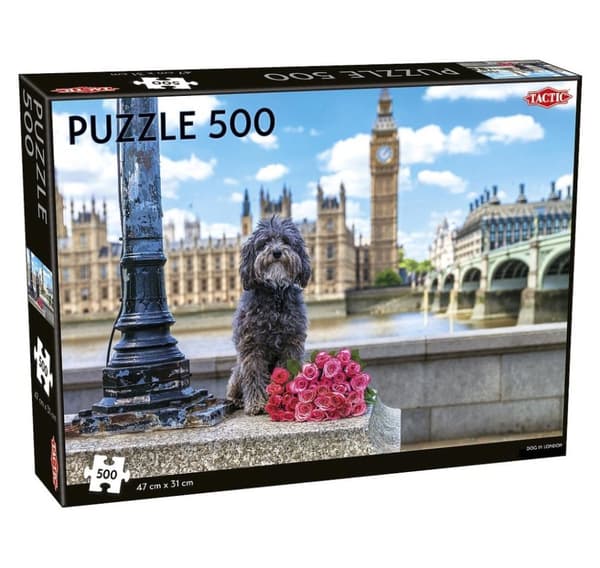 Taktisk puslespil 500 stk Hund i London
