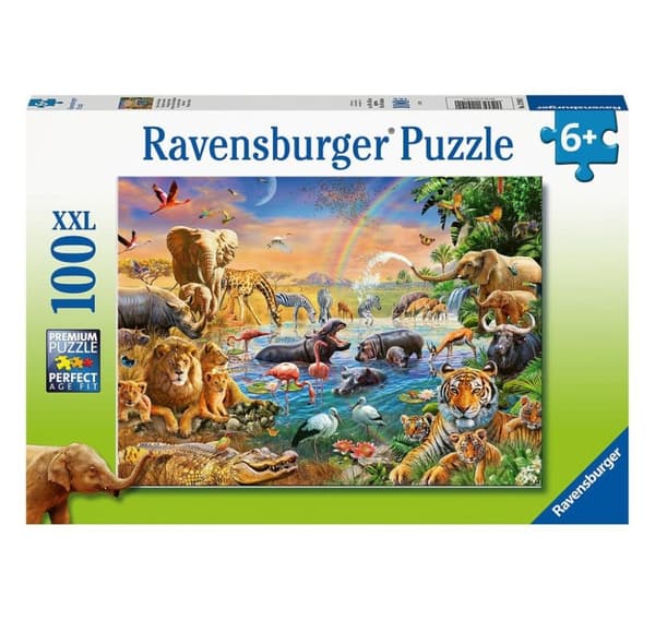 Ravensburger puslespill 100 biter Dyr ved vannet