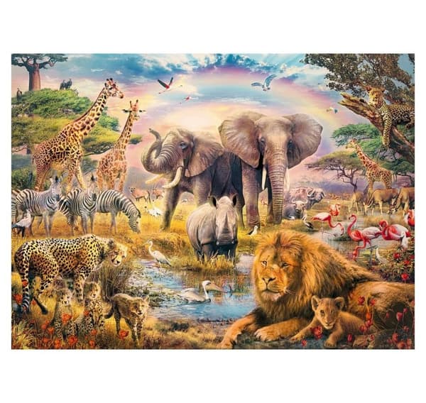 Ravensburger palapeli 100 osaa Alkukantainen luonto