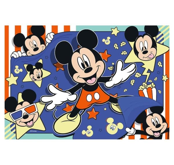 Ravensburger puslespill 2x24 stk Mikke Mus